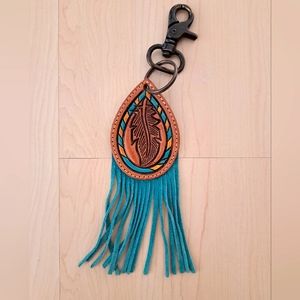 Leather Keychain Handcrafted